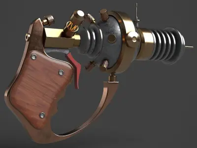 Fantasy Gun 09 3D model