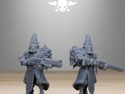 Scavenger Hooded Cultists 3D print model