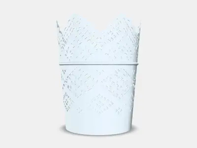 SKURAR candle holder Low-poly 3D model