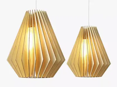 Hektor lamp by IUMI Low-poly 3D model