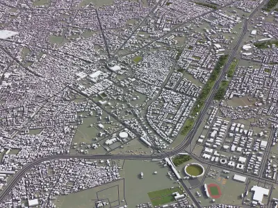 Gurugram Low-poly 3D model