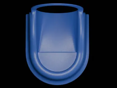 Waterslide start piece 3D model