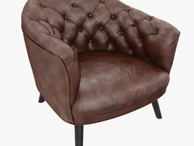 Armchair duo 3D model