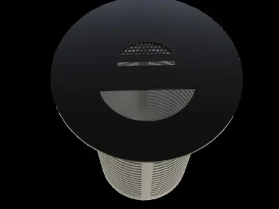 street garbage can 3D model