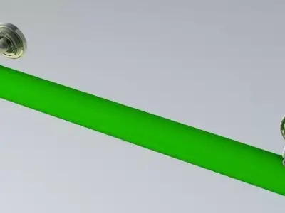 Fancy Wall Light 3D model