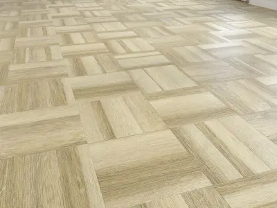 Parquet - Laminate - Wooden floor 3D model 4