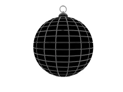 Disco Ball v1 002 Low-poly 3D model