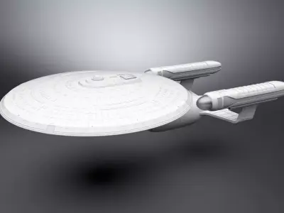 Enterprise  C Scale model   3D print model