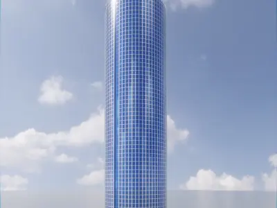 Parametric Building 1b7 3D model
