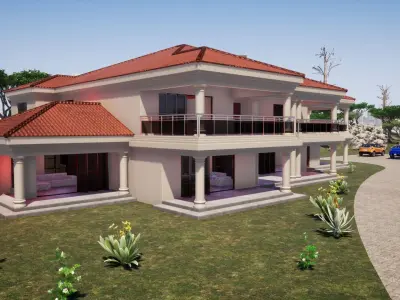 Five Bedroom Residential 3D model