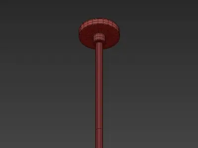 Chandelier railing hanging 3D model