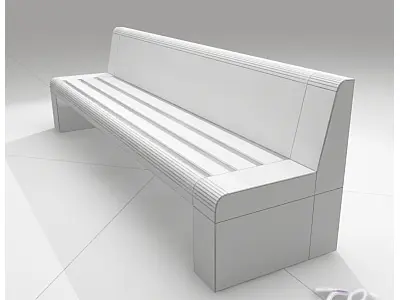 BENCH ESCOFET JUNE 3D model