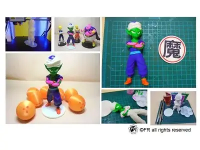 piccolo super ball bragoball z 3D print model