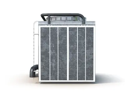 Rooftop Air Conditioner Unit Low-poly 3D model