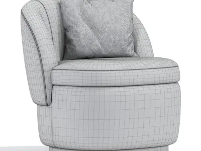 Bisou Armchair 3D model