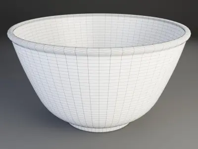 Bowls Collection cup Free low-poly 3D model