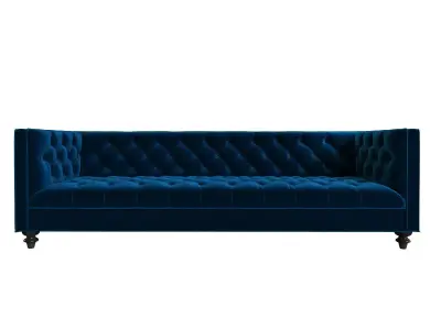 007 Navy Sofa 3D model
