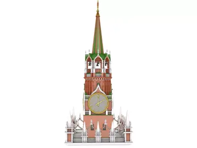 Kremlin Clock 3D model