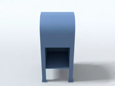 laos Mail Box 3D model