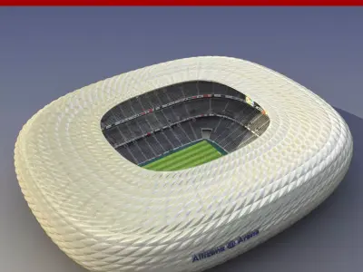 Allianz arena 3D model