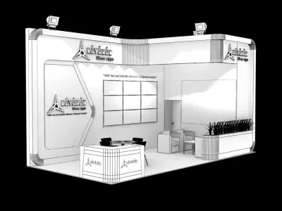 Kayahan Size 4 m x 8 m  Height 350 cm 3D model