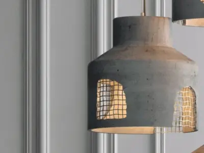 Hanging lamp LOFT HOUSE P-186 3D model