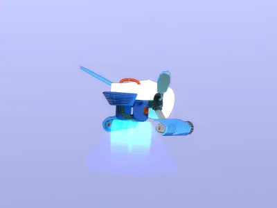 Drone Companions Starter Pack Low-poly 3D model