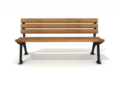 3D Wood Casting Bench 14 3D model