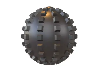 Massage Ball v1 001 Low-poly 3D model