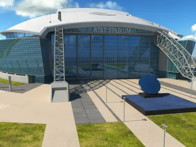 ATT Stadium Building 3D model