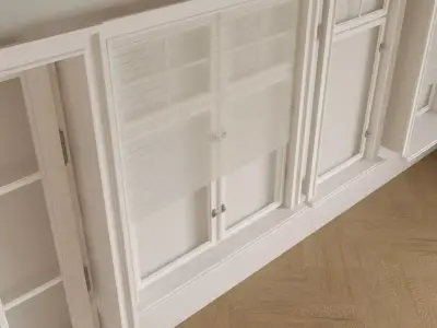 French  style windows 3D model