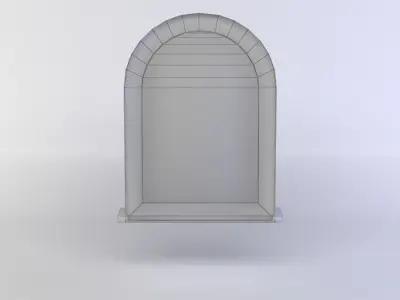 Window stained glass Low-poly 3D model buy