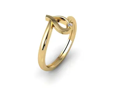 Simple Light Weight Ring  Free 3D print model