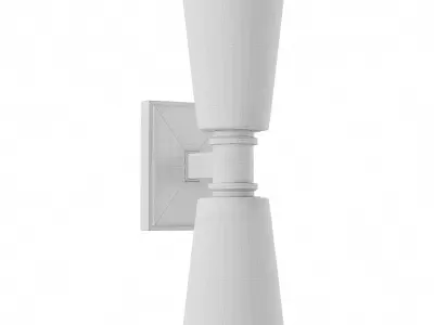  Alessa 2 Light Wall Sconce 3D model