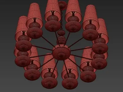 SCARLETT chandelier 3D model