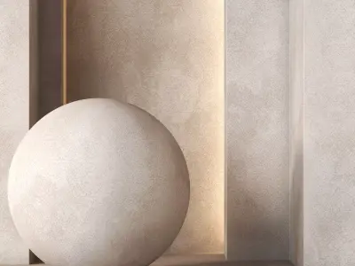 Scandinavian Plaster Wall Texture 4K - Seamless Texture