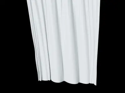 Wind Curtain animated 3D model