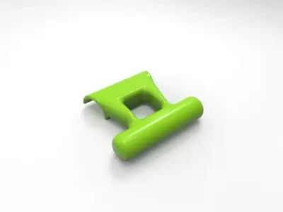 Grip to help pull or push doors without a direct contact Free 3D print model