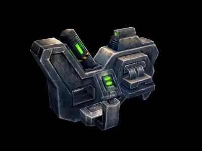 Machinery - Guns 06 3D model
