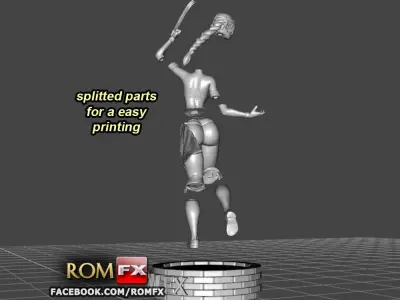 Street Fighter Vega Female Version - Printable 3D print model