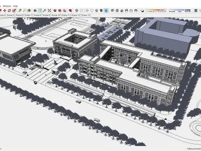 Sketchup High school or College 230 3D model