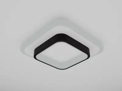 LED chandelier for room and corridor lighting 2 3D model