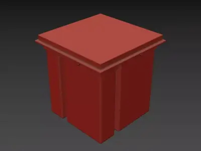 Marin Flush Mount 3D model