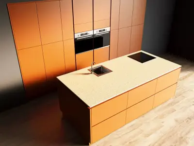 83-Kitchen11 matte 7 3D model