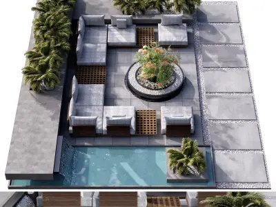 SITTING AREA NO10 A 3D model