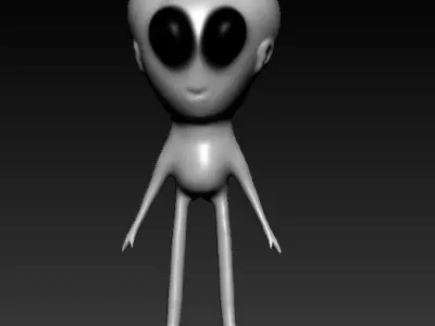 Fazai alien 3D model