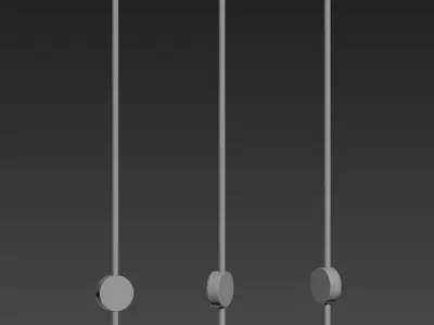 Modern Led Wall Lamp Collection 3D model