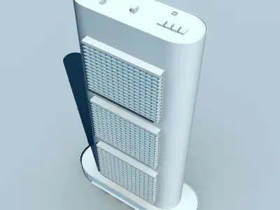 10 Architectural Buildings Low-poly 3D model