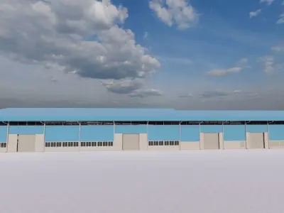 Warehouse-Warehouse Building 3D model