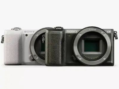 Sony A5100 Body mirrorless digital camera Low-poly 3D model